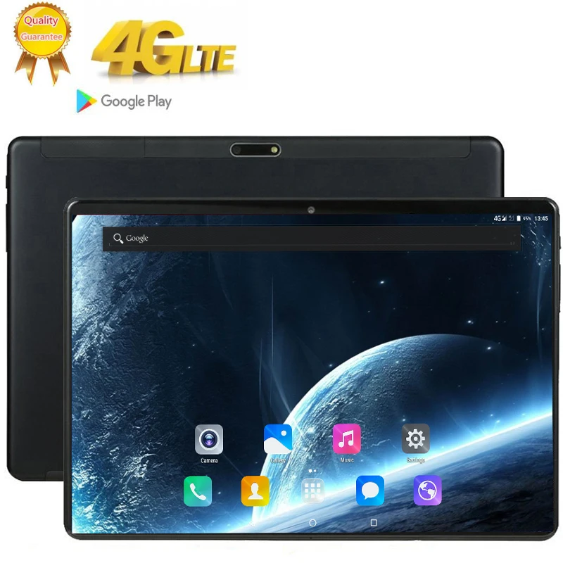 10-дюймовый планшетный ПК Deca 10 Core RAM 8 Гб ROM 128 ГБ IPS 4G Lte Phone Call Tab Wifi GPS Bluetooth Android 9