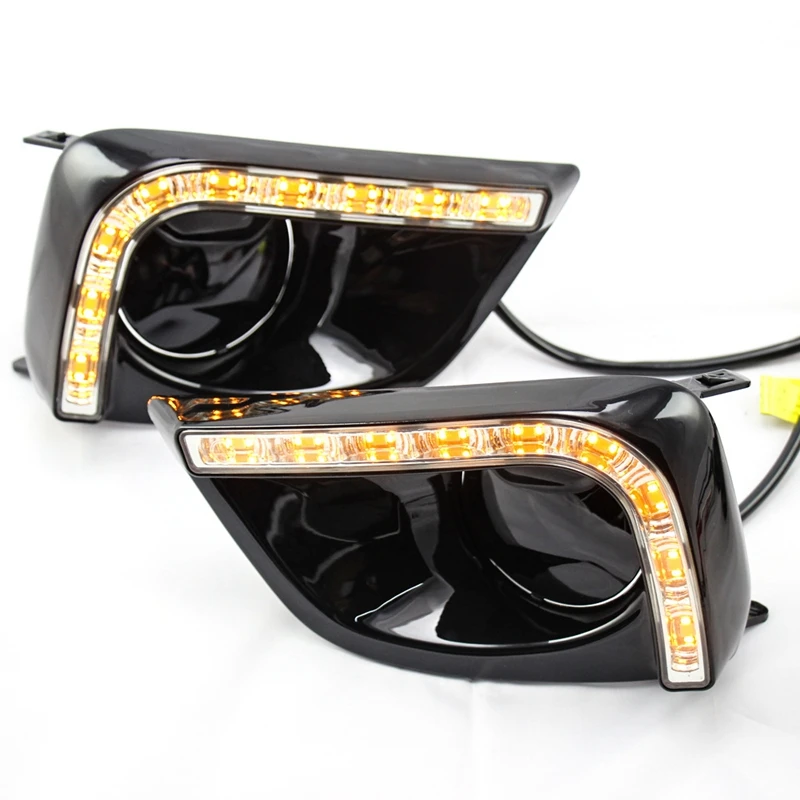 

2Pcs for Toyota Vios 2013-2015 Daytime Running Lights LED Daytime Running Lights Modified Daytime Running Lights