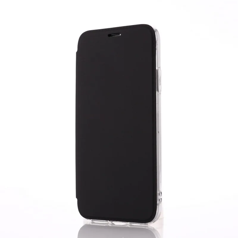 Ультратонкий Флип кожаный зеркальный чехол для Funda iPhone XR X XS Max 7 8 Plus 7plus 8plus 6 6s sPlus чехол прозрачная задняя крышка