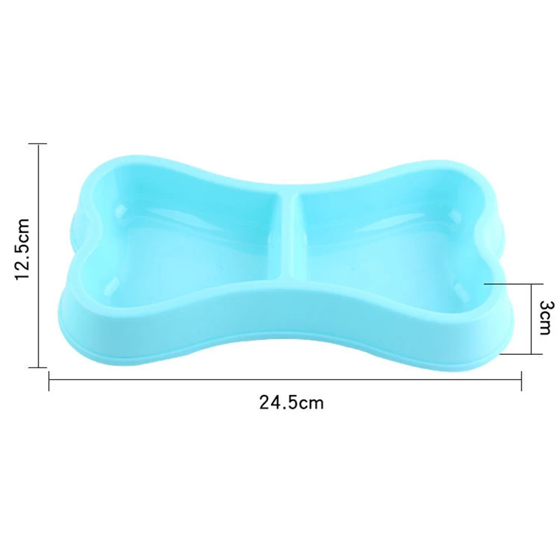 1 шт. миска для домашних животных в форме костяного материала с защитой от капель