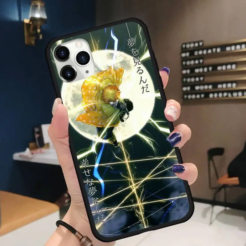 

Demon Slayer cool anime sexy Phone Case for iPhone 11 12 pro XS MAX 8 7 6 6S Plus X 5S SE 2020 XR