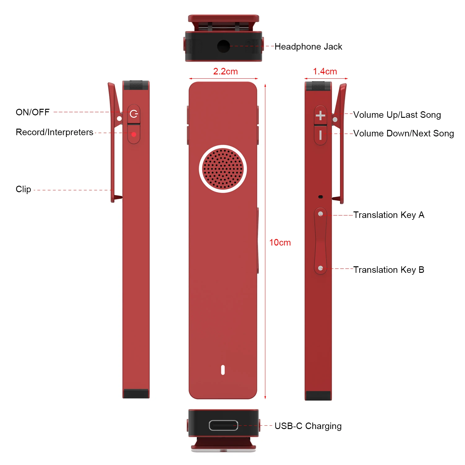 Миниатюрное устройство для транскрипции ии профессиональное перевода в