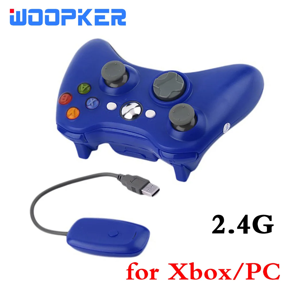 

Беспроводной контроллер для Xbox 360, 2,4G, геймпад, джойстик для консоли Xbox360, игровые накладки, геймпады для ПК