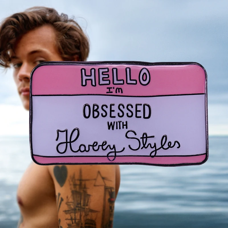 HS Pin коллекция Плача в прохладном стиле Подсолнух мелкая линия арбуз сахар вишня