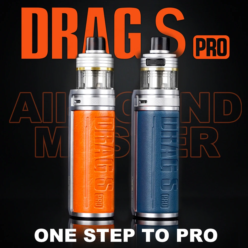 Электронная сигарета VOOPOO DRAG S Pro Mod 80 Вт 8 5 в Kit мл TPP X Pod бак 3000 мАч встроенный