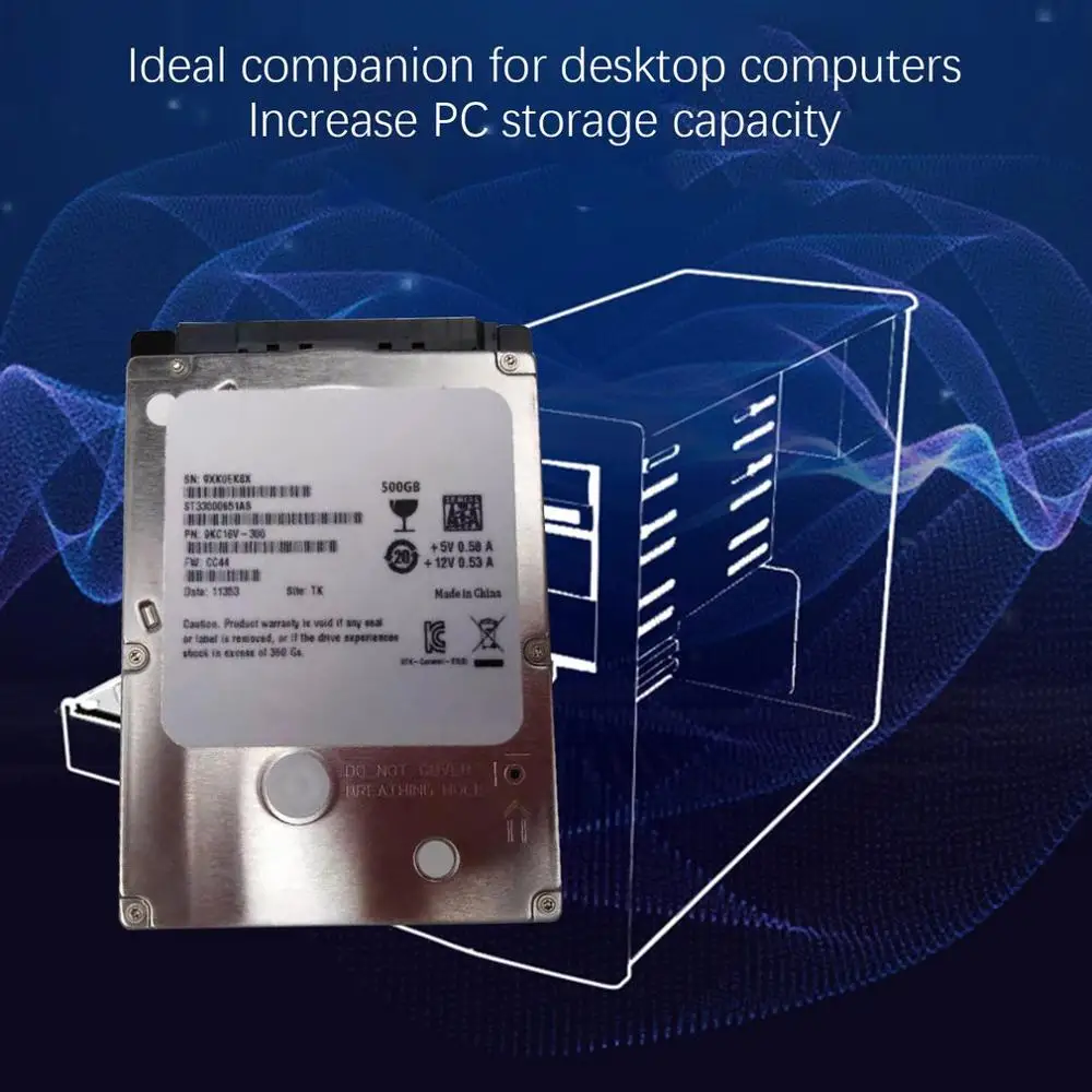 

For Sony PS3/PS4/Pro/Slim 2.5" Hard Disk Drive SUPER SLIM Game Machine Hard Disk Silver 500G