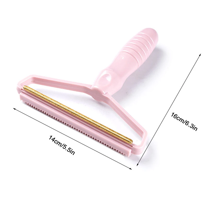 

Portable Ribbon Remover Clothing Fuzz Fabric Shaver Jacket Sweater Fluff Brush With Wooden Handle Fur Remover