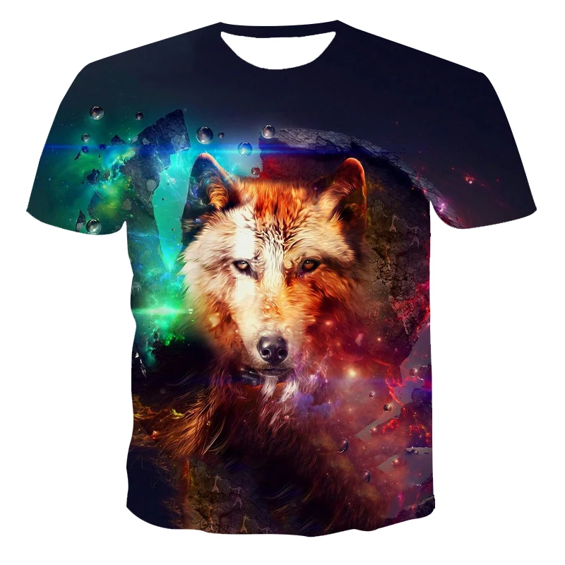 

2021 Summer Kawaii 3D printing Cat Boy/Girl Oversized T-Shirt Fashion O-Neck Cartoons Loose Short Sleeve PersonalityT Shirts