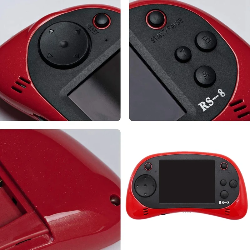 Детские Портативный игроков RS-8 Ретро 16 бит HD портативная игровая приставка в