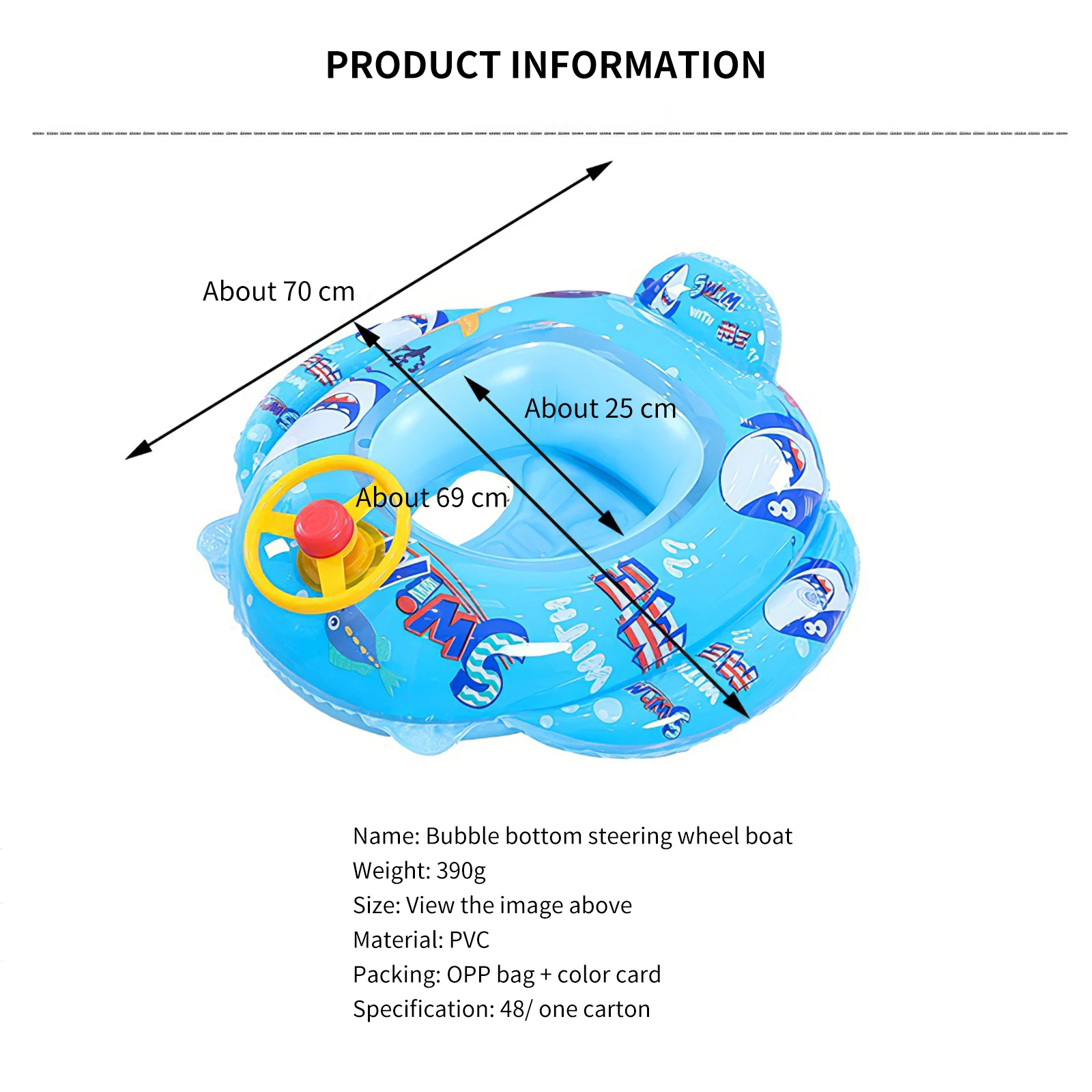 

Neck Ring Safety Swimming Ring Inflatable Cushions Floating Swimming Pool Ring Baby Access Infants Circle Float Circle