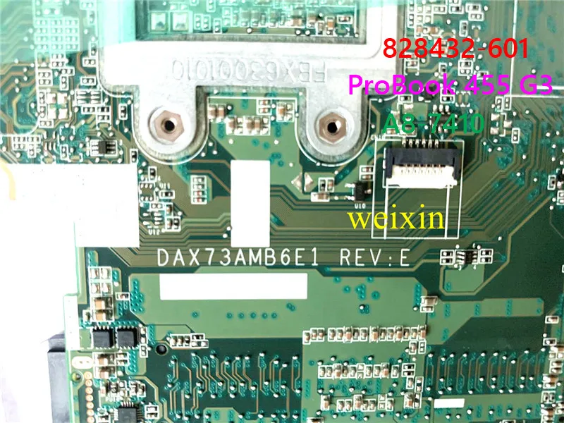 Материнская плата 828432-601 для ноутбука HP ProBook 455 G3 455-G3 445 материнская с