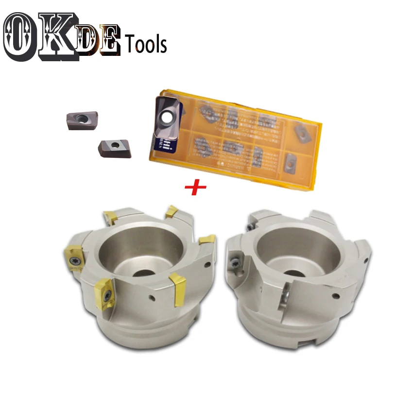 JAP BAP 400R 50 22 4T / 63 + 10 шт. APMT1604 прямоугольный держатель торцевой фрезы 90 градусов