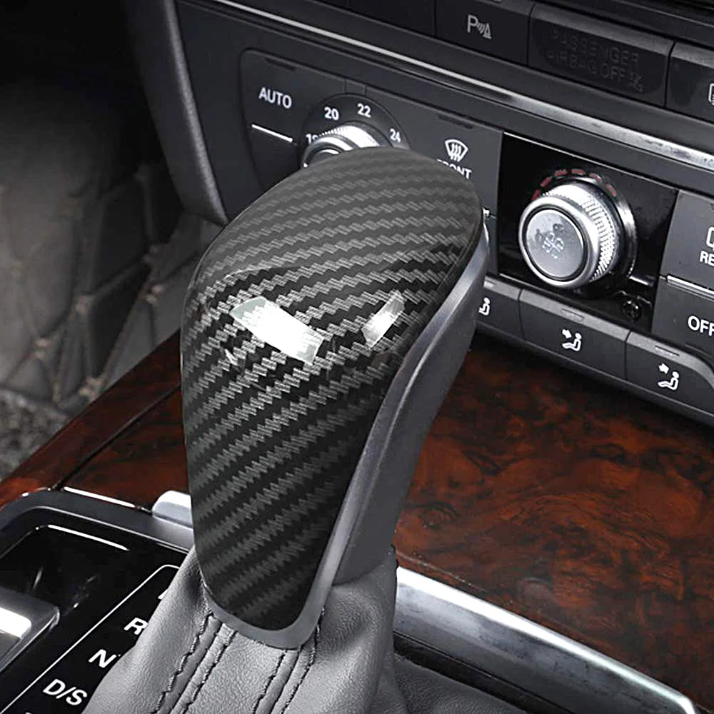 Автомобильная консоль переключения передач из углеродного волокна чехол для