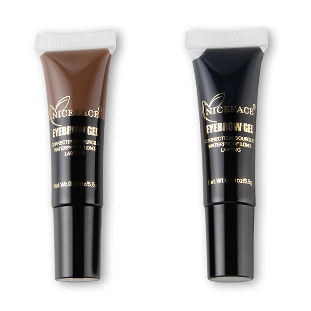 Макияж для ресниц бровей тату гель водостойкий стойкий макияж + кисть набор