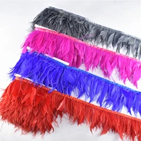 10meters ostrich feathers goose feathers trim 8 12cm ostrich feather skirt feather wedding feathers decoration plume decoration