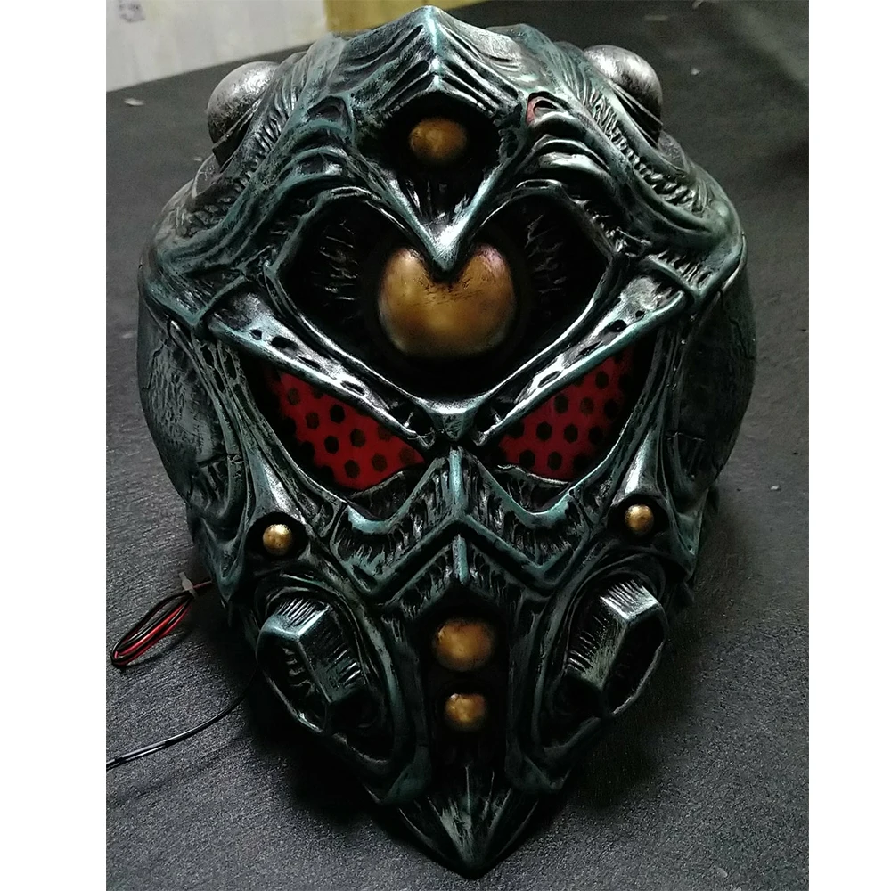 XCOSER Bio Booster Armor Guyver шлем с подсветкой аниме косплей реквизит маска для косплея шлем на всю голову со съемным рогом