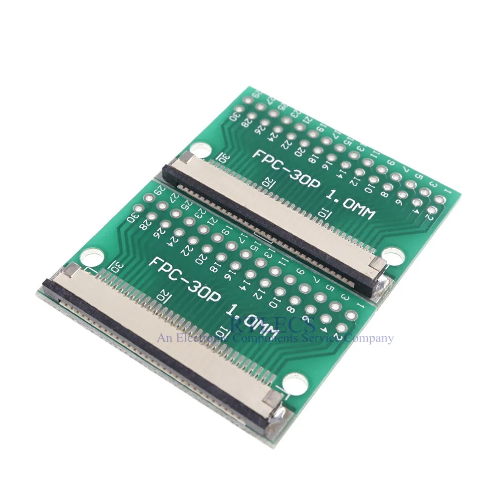 Гибкий плоский кабель FFC/FPC 2 шт. Соединительный адаптер 30 контактов 1 0 мм до 54 x 2x15