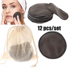 Ватные диски для снятия макияжа, многоразовые, из бамбукового волокна, Подушечка для чистки лица, 512 шт.
