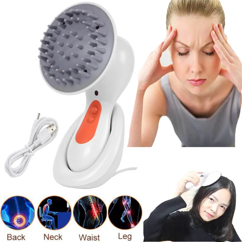 

Electric relax Head Massager for head Scalp Pressure Points Relieve Stress Headache Promote Blood Circulation Hair Growth care