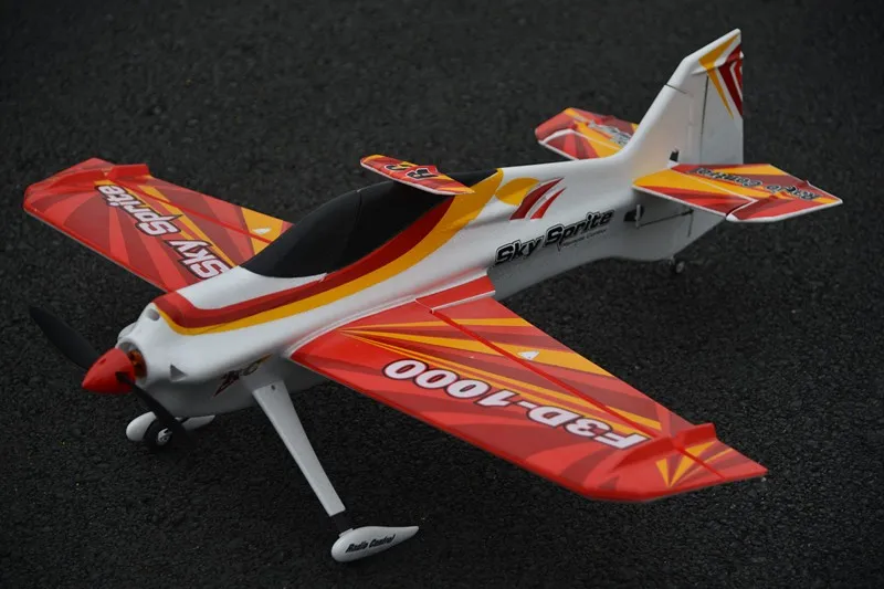 3D Спорт F3A RC самолет 1000 мм размах крыльев EPO Sky Sprite комплект | Игрушки и хобби