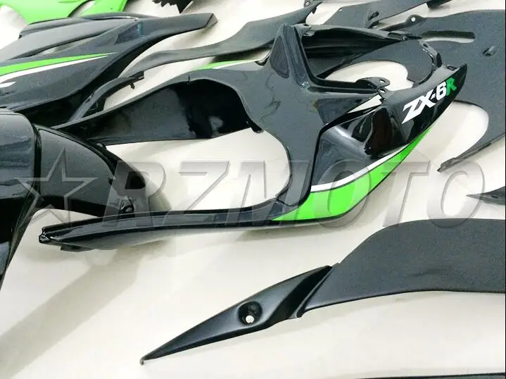 

Injection Mold New ABS Fairings Kit Fit for kawasaki Ninja ZX-6R 636 2009 2010 2011 2012 6R 09 10 11 12 Bodywork set black green