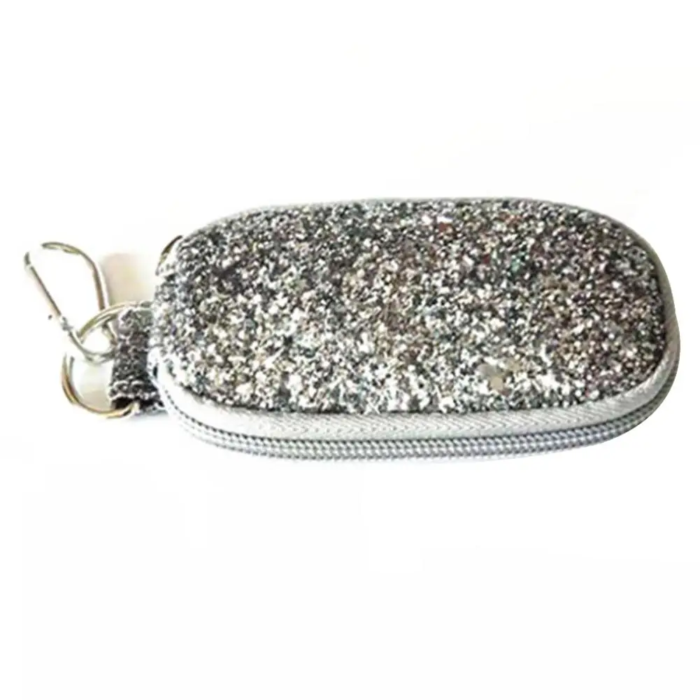 Sequin silver 10 Сетчатая Сумка для хранения эфирных масел PU 1-2 мл сумка для хранения суб-бутылок портативный чехол для ключей органайзер для эфирных масел для дома и отдыха на природе - Цвет: Sequin silver