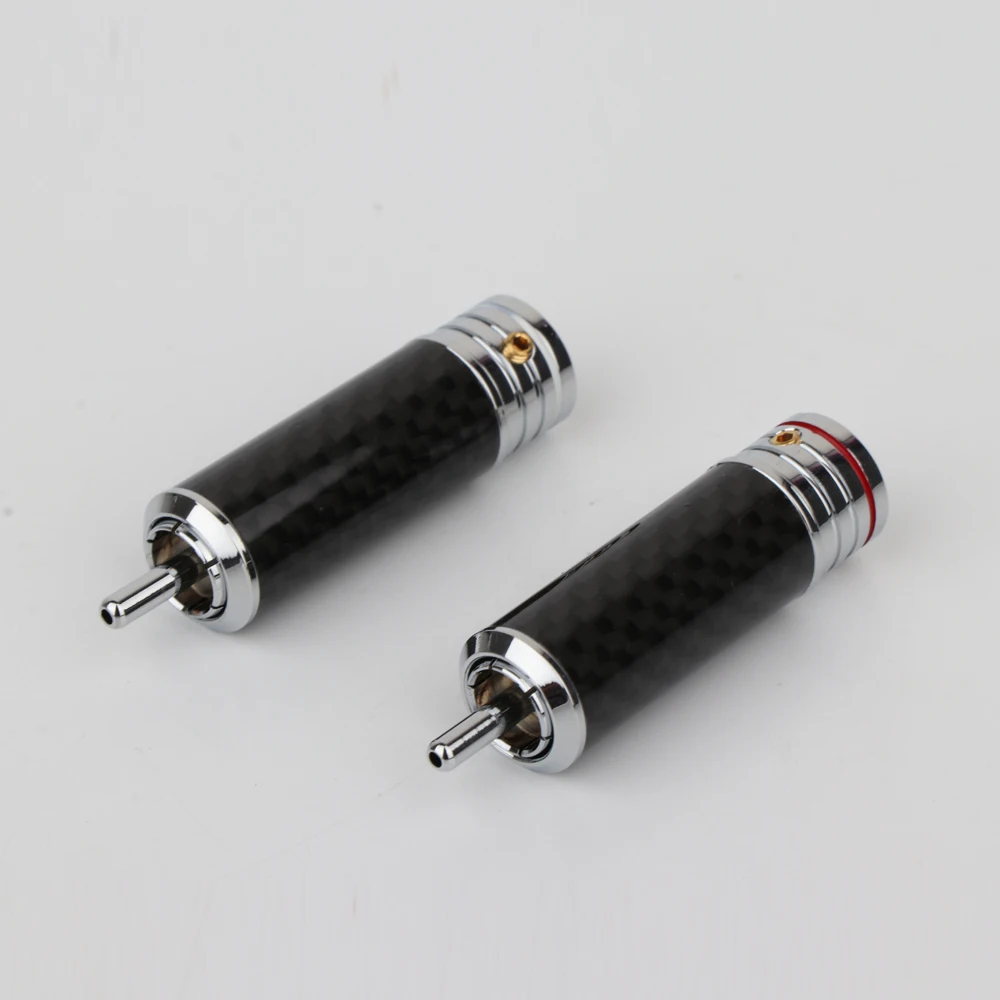 4 шт. аудио родиевое покрытие RCA разъем аксессуары hifi соединительный кабель