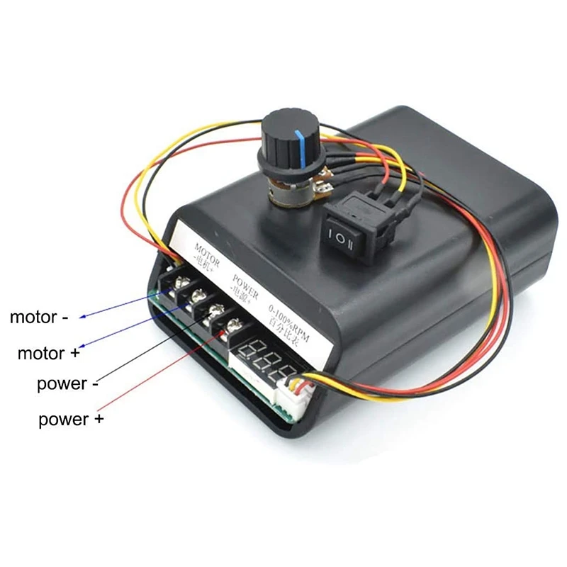 Контроллер скорости щеточного двигателя постоянного тока Реверсивный с