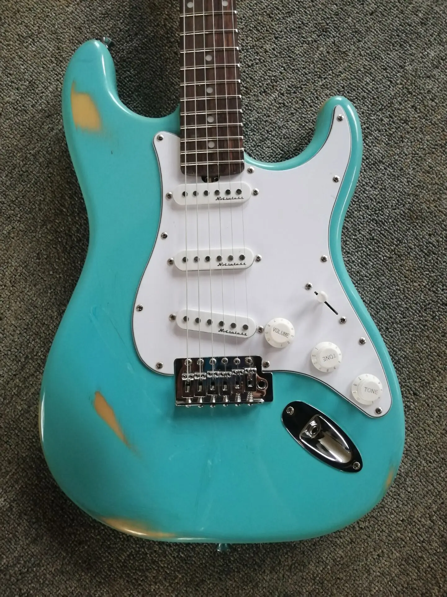 Высшее качество искусственная древесина старый синий цвет цельное тело розетка