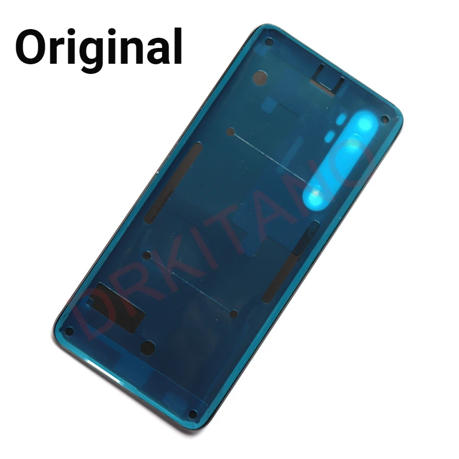 Новинка заднее стекло для Xiaomi Mi NOTE 10 Lite Крышка батарейного отсека задняя панель
