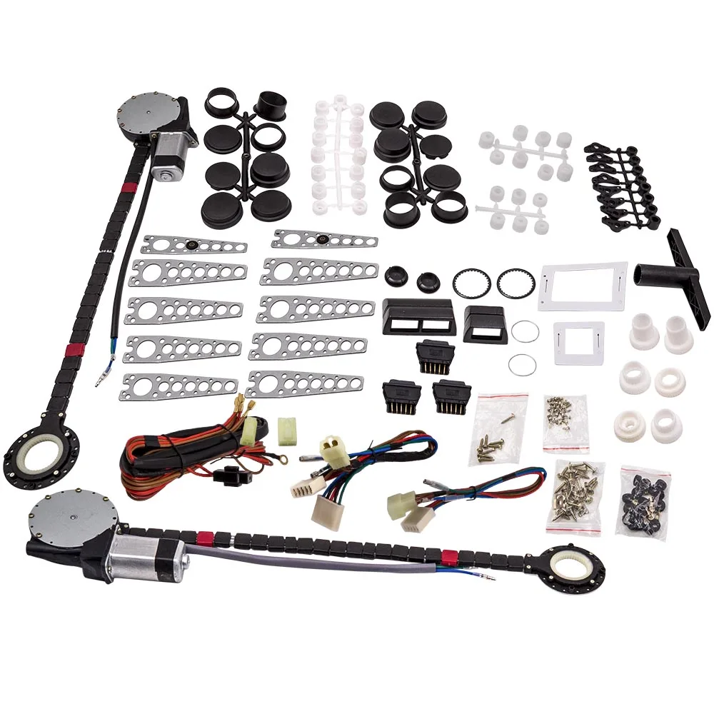 

Universal Electric Power Window Lift Regulator Conversion Kit 2 Door