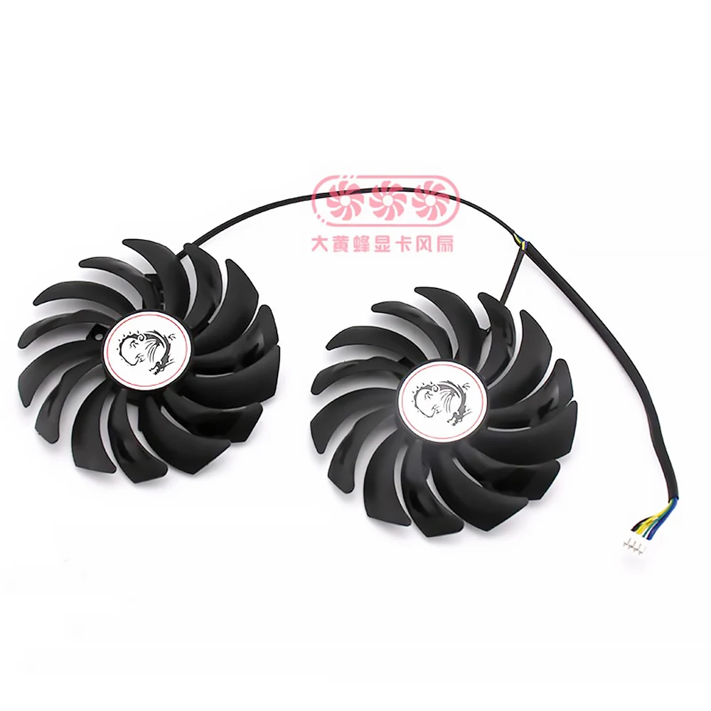 Охлаждающий вентилятор для видеокарты MSI Radeon R9 380 Armor 2X GTX 1060 970 RX580 95 мм | Компьютеры