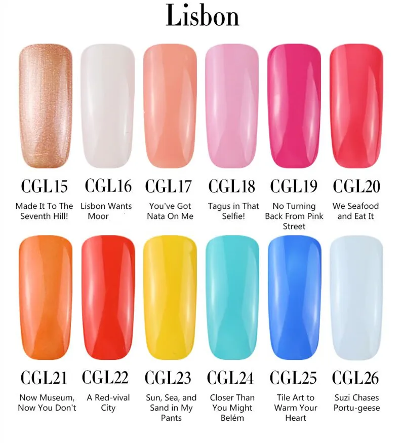Лиссабонская коллекция УФ гель для ногтей Vernis полуперманентный opies лак грунтовка