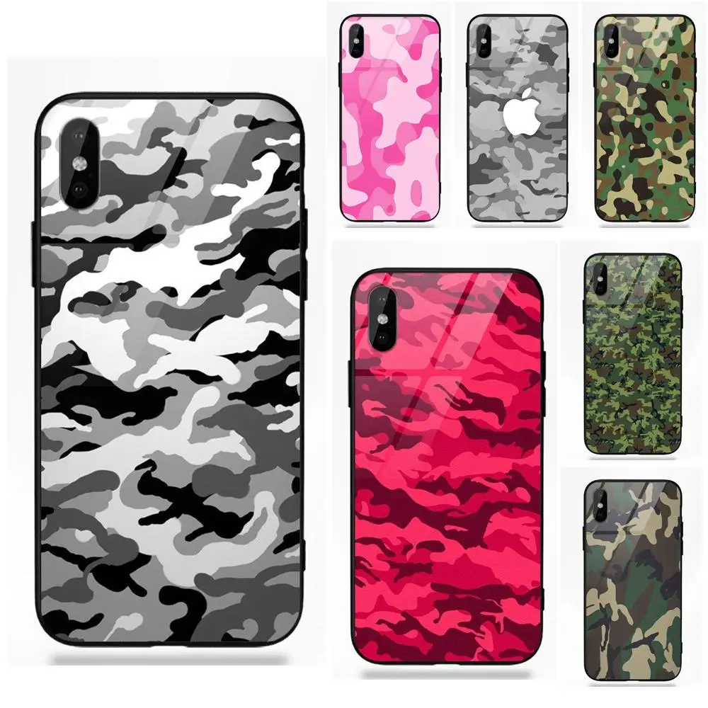 Для Apple iPhone 5 5C 5S SE 6 6S 7 8 Plus X XS Max XR мягкая рамка из ТПУ + Чехлы закаленного стекла