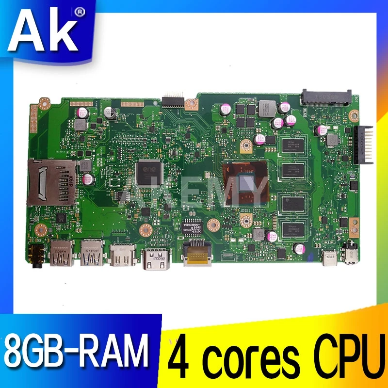 Новинка! X540SA материнская плата для ноутбука 8GB RAM 4 ядра процессор REV 2 0 ASUS X540 X540S