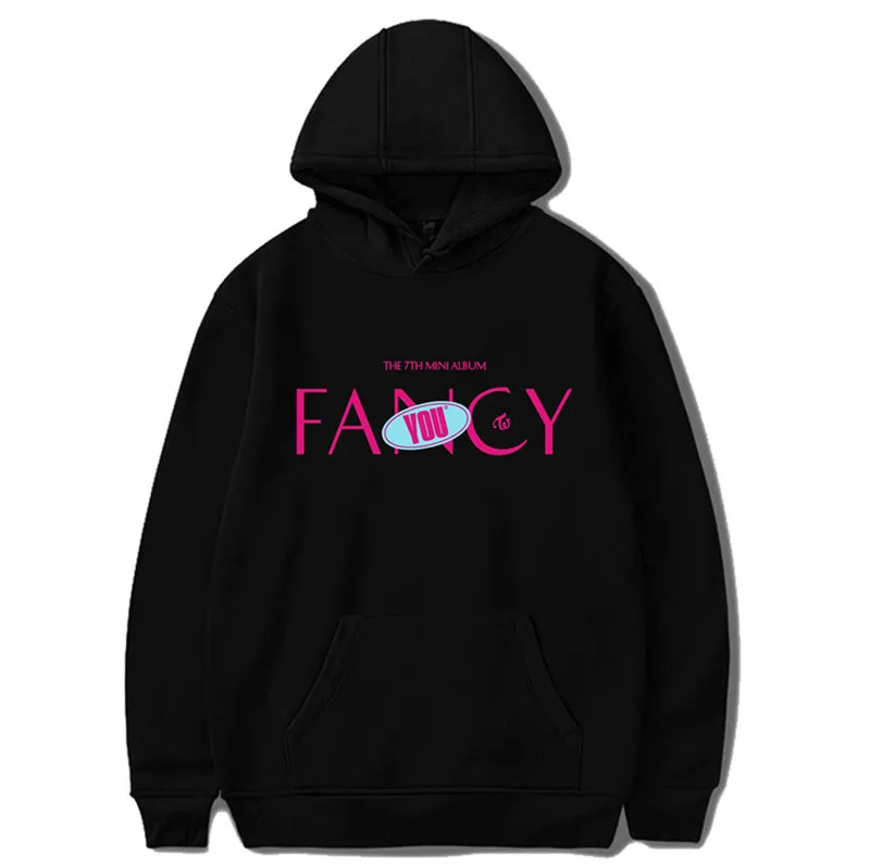 Дважды мини 7th альбом нравишься с капюшоном длинными рукавами принтом себе