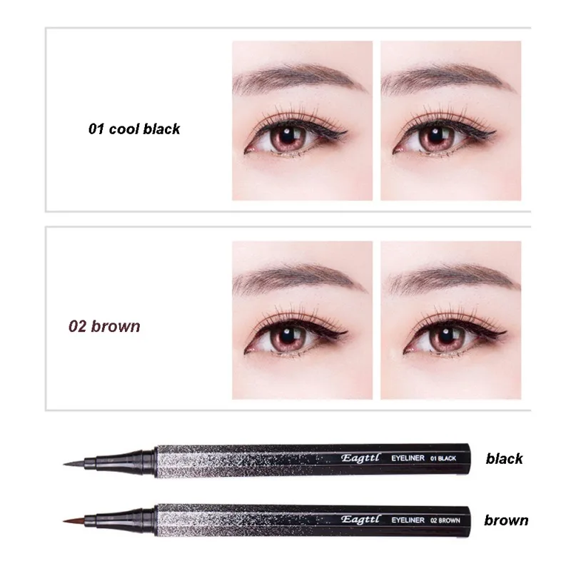 Black Star Eyeliner Long-lasting Waterproof Non-dizzy Dyeing Easy To Color Liquid Makeup | Красота и здоровье