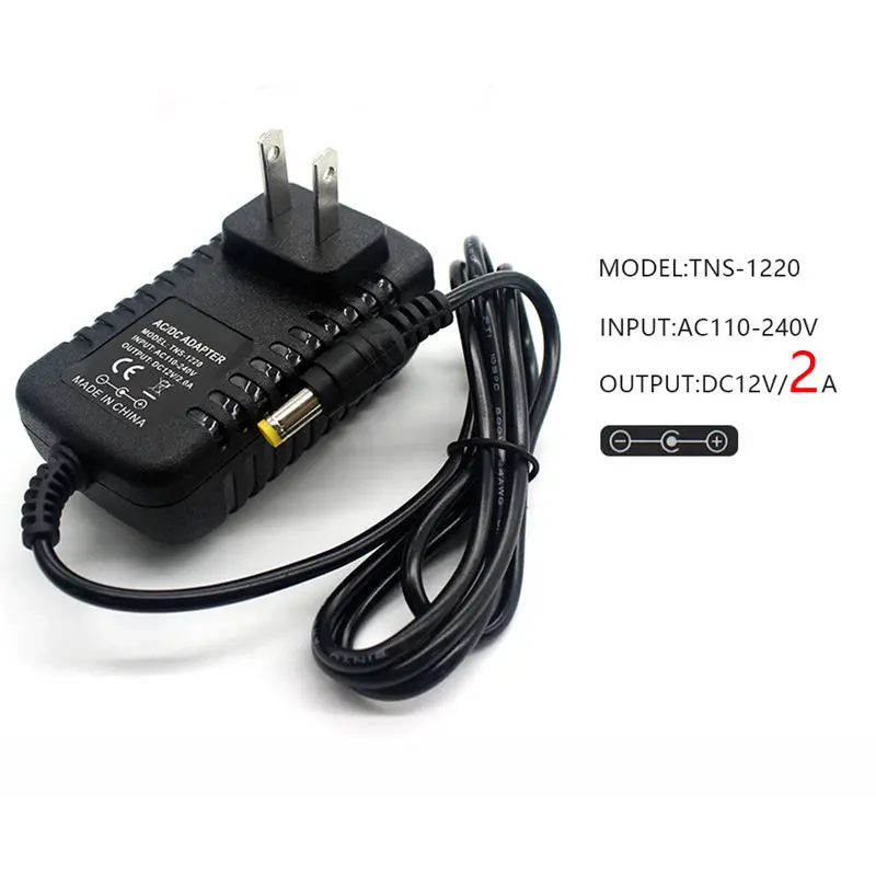 Ac/Dc 12V 2A 24W адаптер питания трансформатор для 5050 3528 Светодиодный