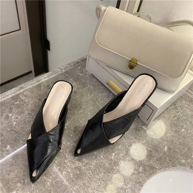 2020 г. летние женские шлепанцы роскошные дизайнерские кожаные туфли без задника