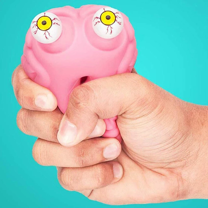 

Creativity Vent Squeeze Toy Brain Burst Eyes Stress Reliever Toys Adult Antistress Hand Sensory Brain Children Toys Gifts