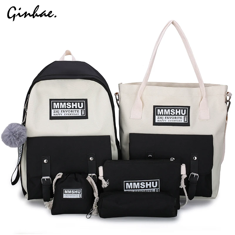 Холщовый Рюкзак в стиле пэчворк для женщин модные сумки на ремне с надписью