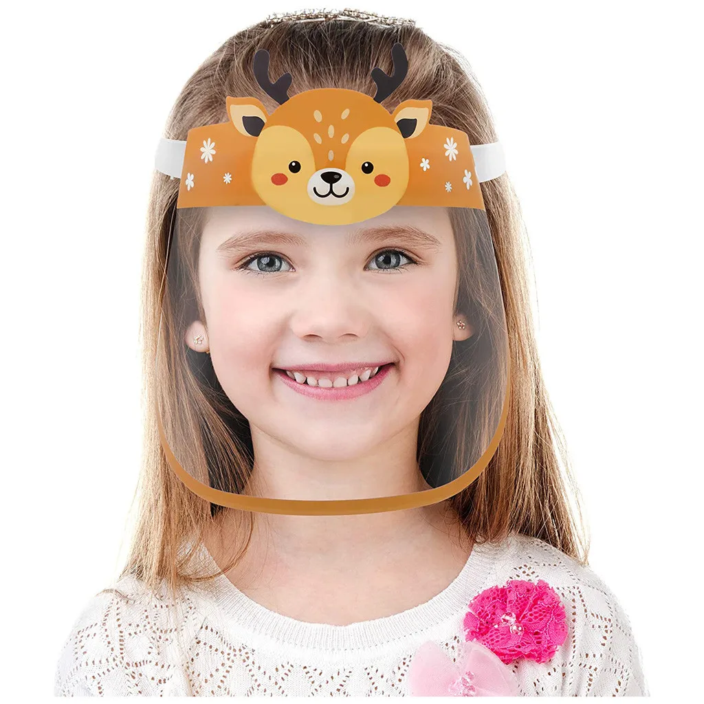 Уличные Детские Мультяшные Защитные чехлы для лица мальчиков и девочек маска с