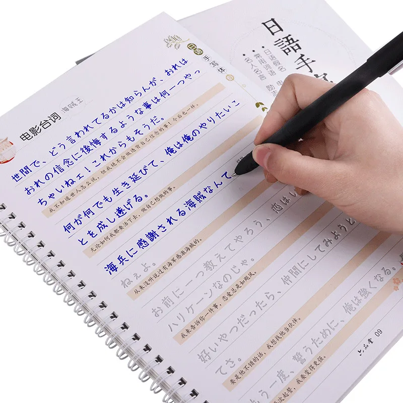 

Japanese Auto Dry Repeat Practice CopyBook Liu Pin Tang 3D Groove Calligraphy Exercise Copy Book libros Pen Adult Children Livro