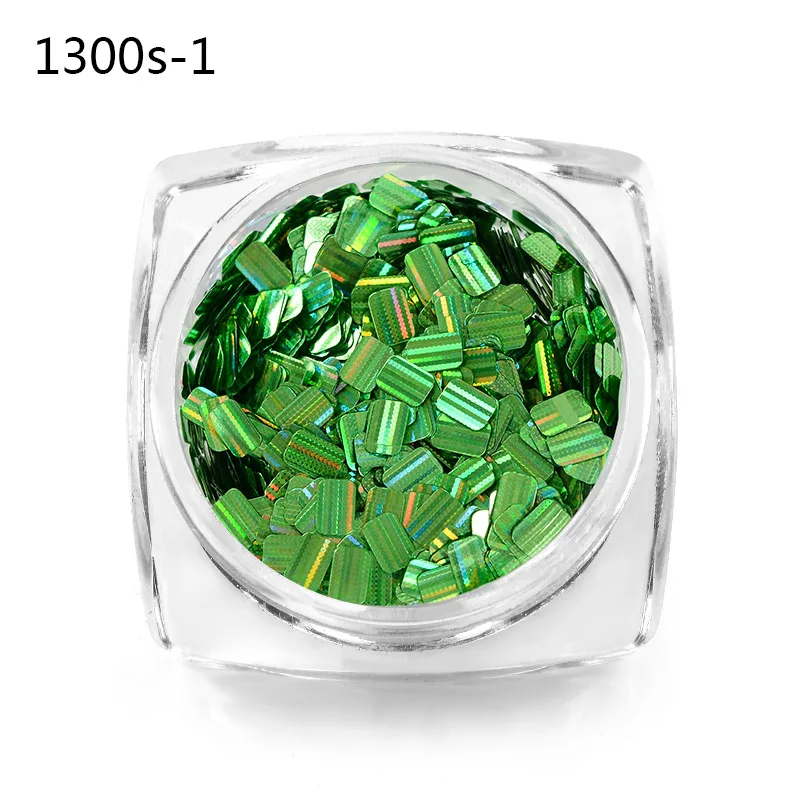 W4954 Mtssii 1 коробка лист хлопья ногтей блестящая голографическая палитра блесток для ногтей падение кленовый лист форма блеск для украшения ногтей - Цвет: W4954