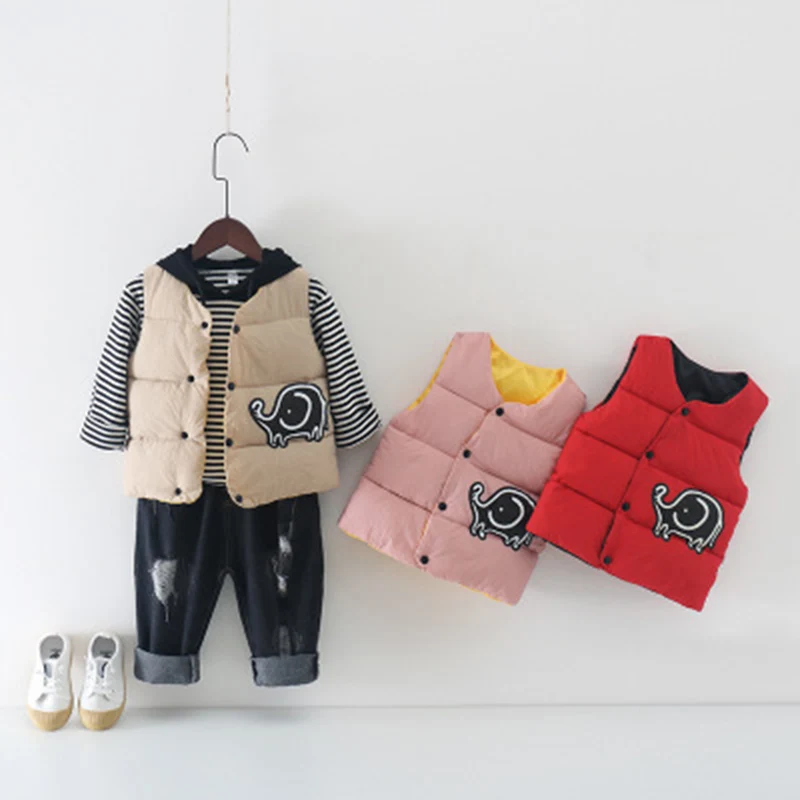Новинка 2019 года детский жилет короткий параграф верхнее платье для мальчиков и