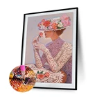 Набор для алмазной мозаики стразы, набор для рисования 5D сделай сам с шляпой-котелком, украшение для дома, подарок