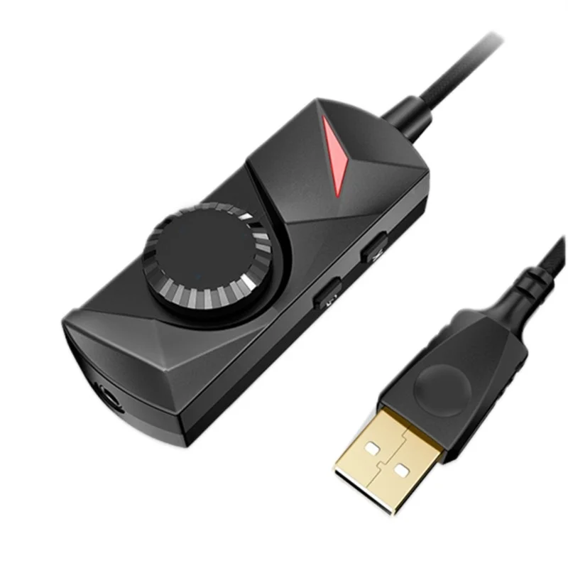 

External 3.5mm to USB7.1 Sound Effect Game Computer Sound Card Voice Changer