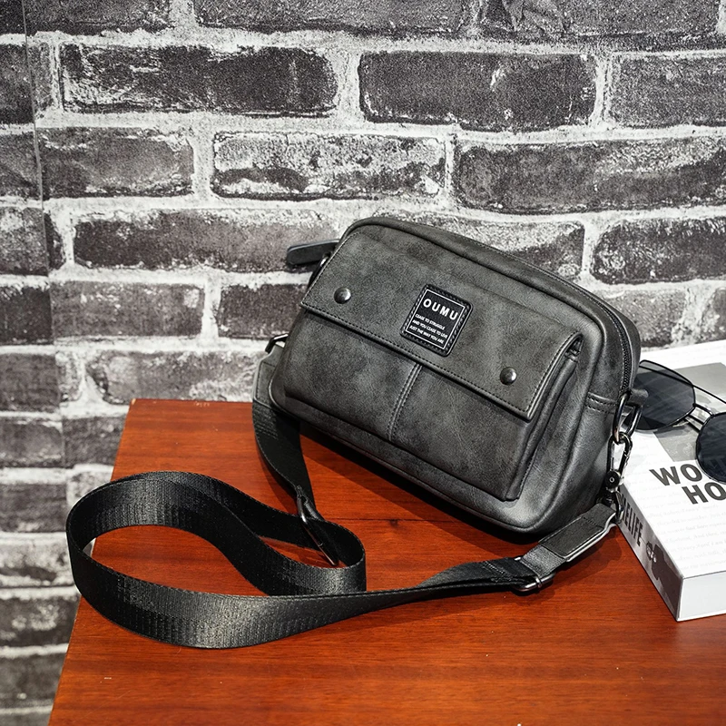 

VICUNA POLO Leather Messenger Bag For Man Travel Small Side Crossbody Shoulder Bags Mens Travel Bags Facoty Direct