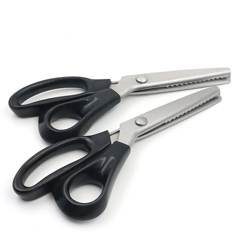 Зигзагообразные ножницы для рукоделия из нержавеющей стали изготовления