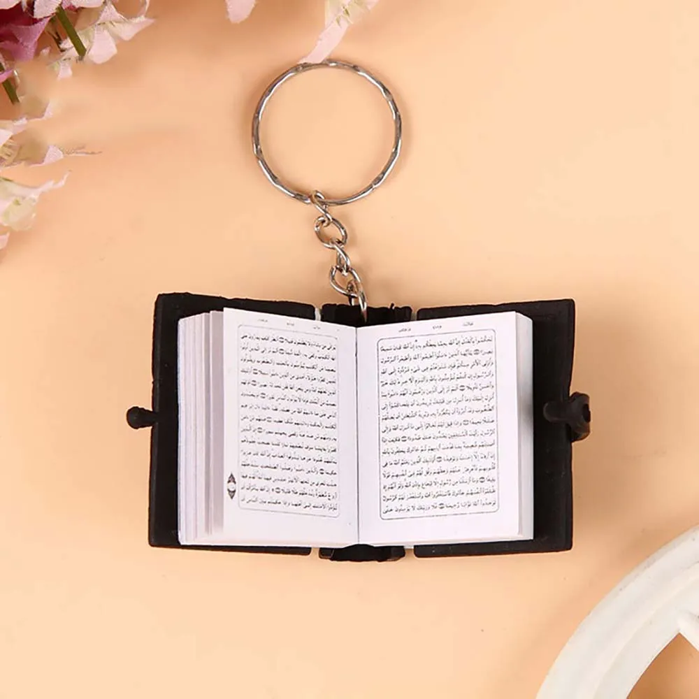 Брелок для ключей Mini Ark Quran из натуральной бумаги мусульманские украшения 1 шт. |